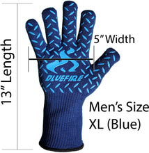 Load image into Gallery viewer, MENS BlueFire Pro Heat Resistant Gloves (Pair)